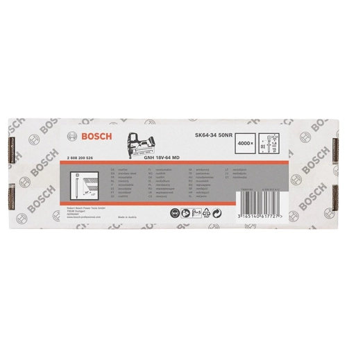 Bild von Bosch Senkkopf-Stift 64-34 50 NR, 50 mm, Edelstahl