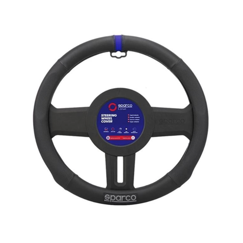 Bild von SPARCO SPS136BL Lenkradbezug schwarz 37.5 PVC