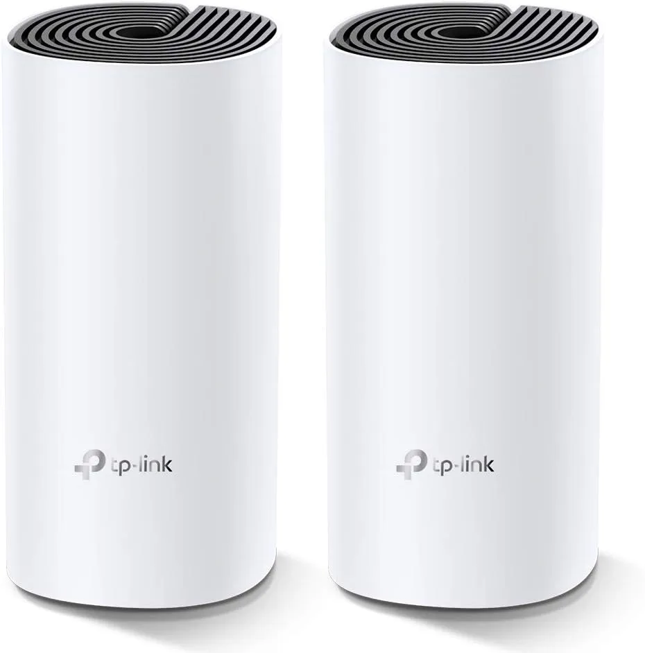 Bild von TP-Link Deco M4 Mesh WLAN Set mit zwei Einheiten und AC1200 Dual Band, ideal für 2-3 Schlafzimmer mit Jugendschutz