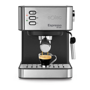 Bild von Solac Espresso 20 Bar (S92010800) – Universelle Espressomaschine für Kaffeeliebhaber