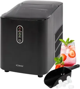 Bild von Bomann EWB 6068 CB Eiswürfelmaschine mit 10 Minuten Produktionszeit und 1,1 Liter Wassertank, inklusive Eis-Schaufel und zwei Eiswürfelgrößen