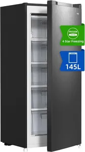Bild von CHiQ FSD160D4E Gefrierschrank mit 145 Litern, wechselbarem Türanschlag und 12 Jahren Garantie auf den Kompressor, Maße 126 x 54 x 55 cm