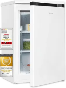 Bild von Exquisit Gefrierschrank GS581-051C in Weiß mit 85 Litern Nutzinhalt und 4-Sterne-Gefrierleistung, wechselbarer Türanschlag, Standgerät