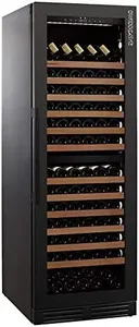 Bild von Swisscave WLB-460DFL Weinklimaschrank in Schwarz für 165 bis 200 Flaschen mit zwei Zonen